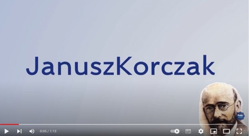 JANUSZ KORCZAK IN 1 MINUUT