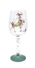 BERNI PARKER WINE GLASS " 'Where there's Wine" BERNI PARKER WINE GLASS GOC01 -" 'Where there's Wine'"